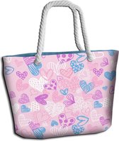 Hearts beach bag