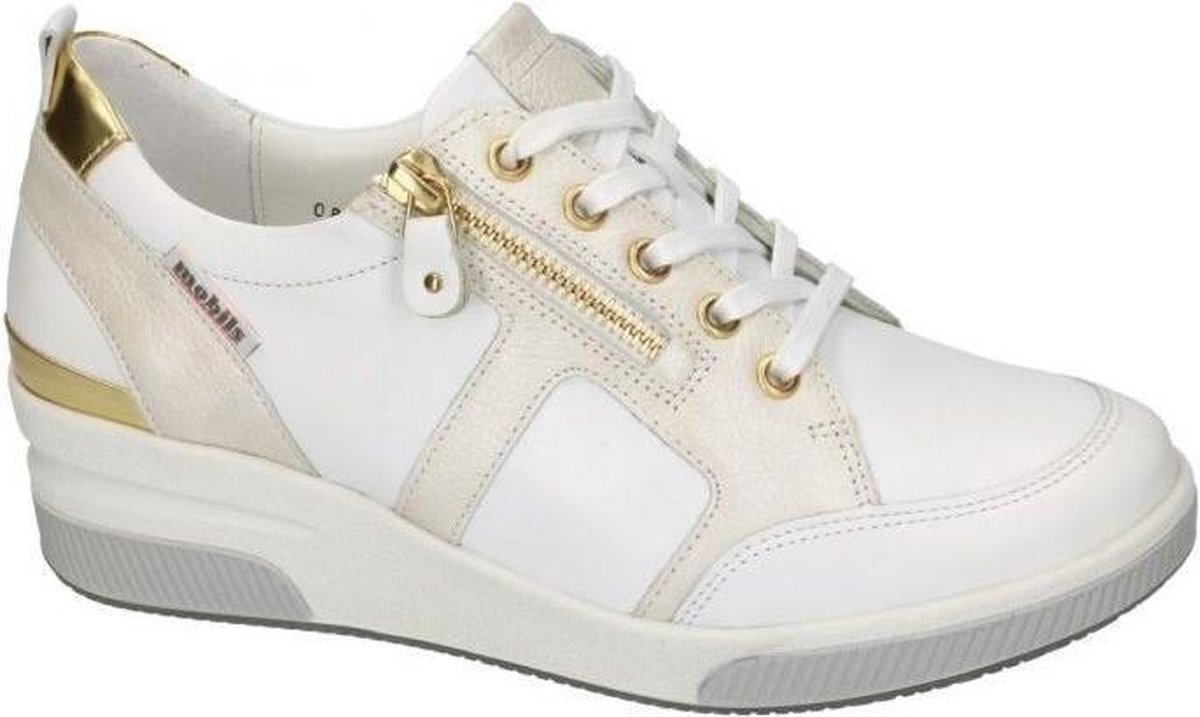 Mobils Ergonomic -Dames - off-white/ecru/parel - sneakers - maat 37½ |  bol.com