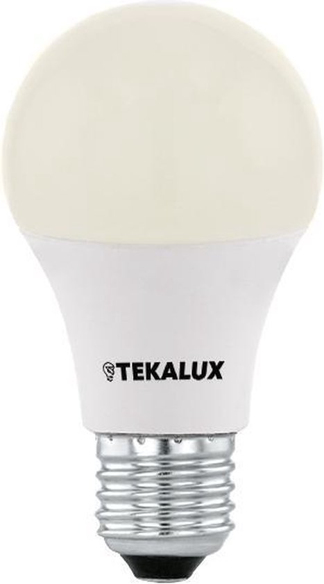 Tekalux Eymen Led-lamp - E27 - 4000K - 8.5 Watt - Dimbaar | bol.com