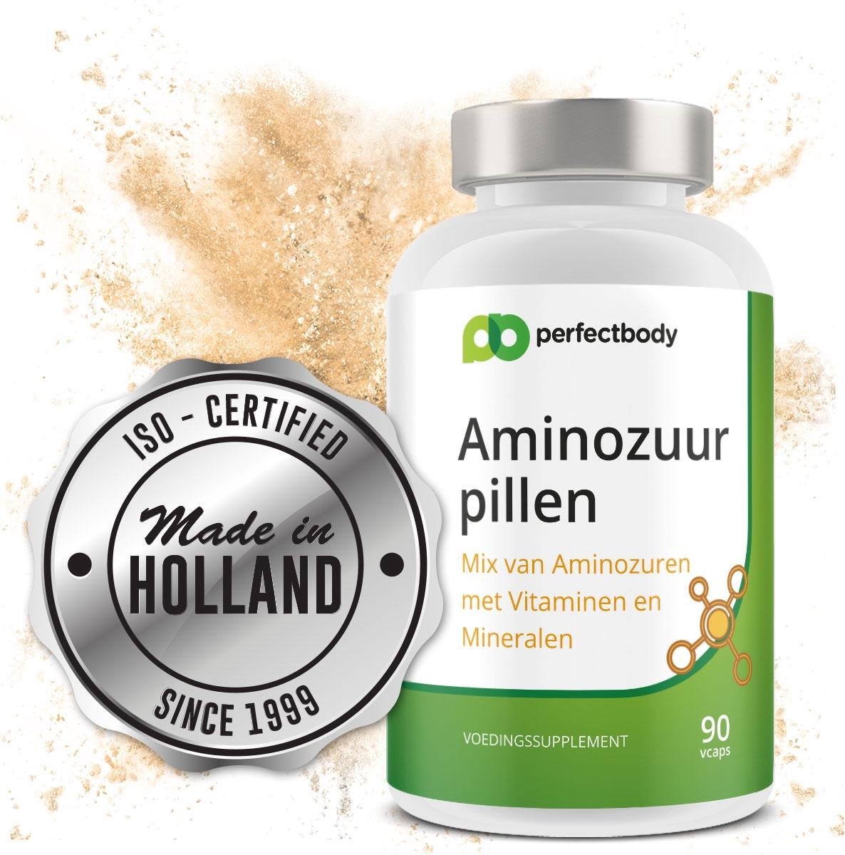 Aminozuur Pillen 90 Vcaps PerfectBody.nl bol.com