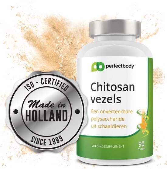 Chitosan Capsules - 90 Vcaps - PerfectBody.nl