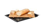 Alpina broodplank met kruimelopvangbak - bamboe - 38x27x2cm