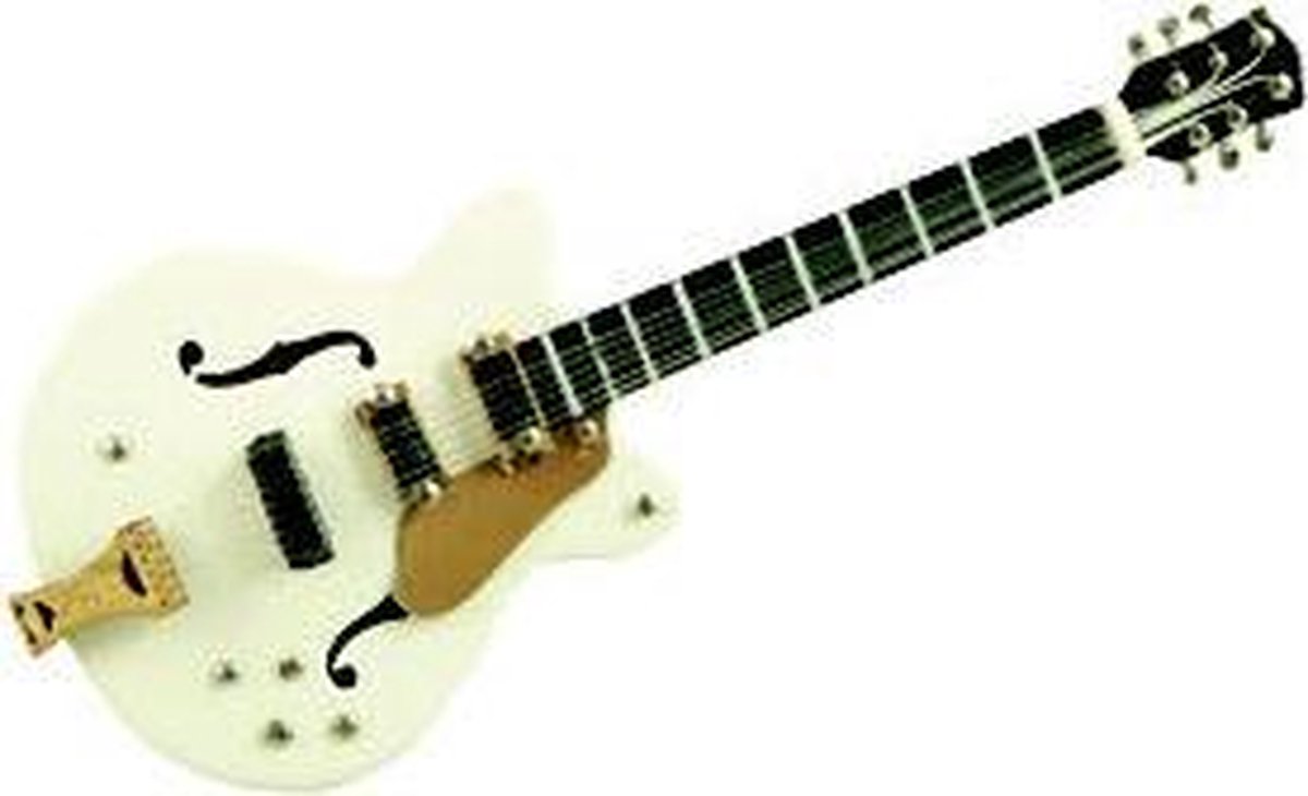 Magneet Falcon gitaar wit