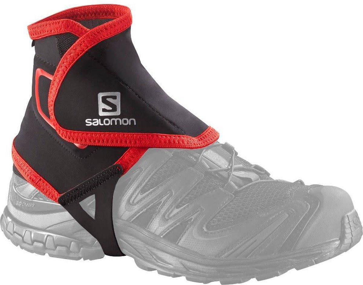 Salomon Trail Gaiters Lage Unisex Schoenen Beschermers Rood