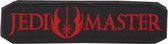 Jedi Master Star Wars Geborduurde Cosplay Zwart / Rode patch embleem met klittenband