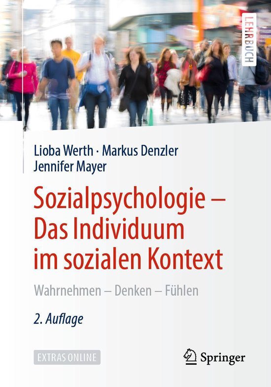 Psychology (German Language) - Sozialpsychologie – Das Ind ... - cover