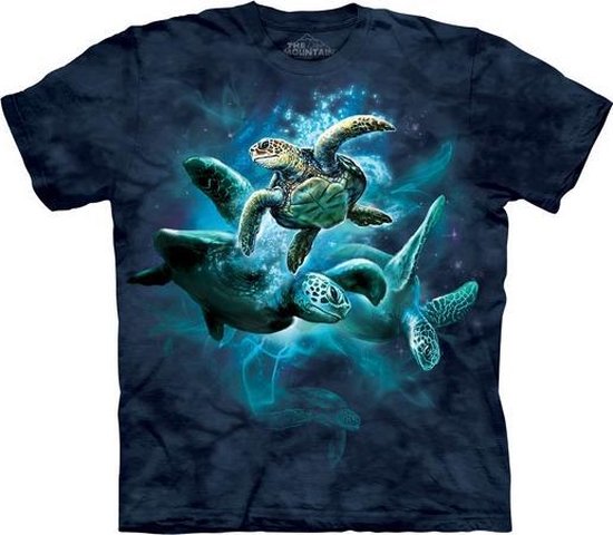 T-shirt Sea Turtle Collage L