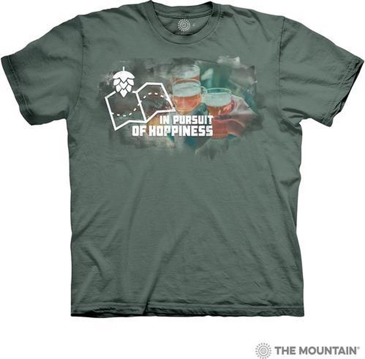 The Mountain Adult Unisex T-Shirt - Pursuit of Hoppiness