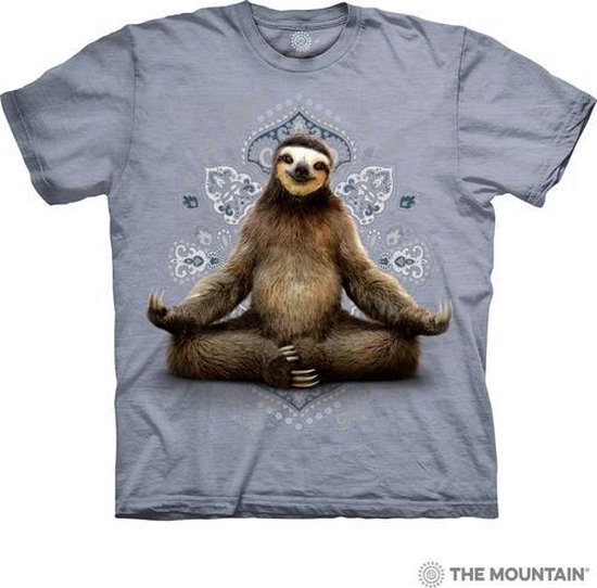 The Mountain T-shirt Vriksasana Sloth Gray