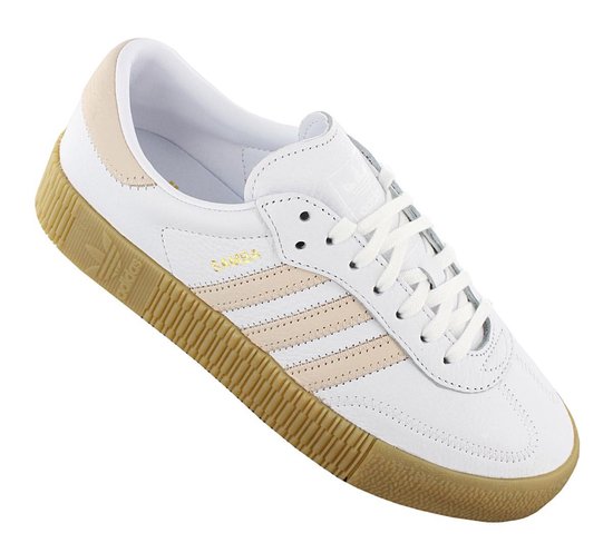 adidas Originals SAMBAROSE W Dames Sneakers Sportschoenen Schoenen Leer Wit  DB3598 - Maat EU 41 1/3 UK 7.5