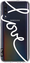 Casetastic Samsung Galaxy A50 (2019) Hoesje - Softcover Hoesje met Design - Written Love White Print