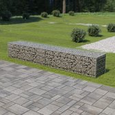 Schanskorfmuur met deksels 300x50x50 cm gegalvaniseerd staal