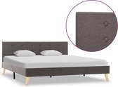 Bedframe stof taupe 160x200 cm