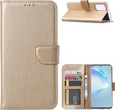 Xssive Hoesje voor Samsung Galaxy S20 Plus (6.7 inch) - Book Case - Goud