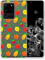 Samsung Galaxy S20 Ultra Siliconen Case Fruits