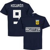 Argentinië Higuain 9 Team T-Shirt - S