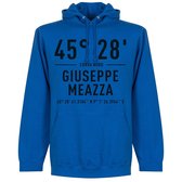 Inter Milan Giuseppe Meazza Coördinaten Hoodie - Blauw - L