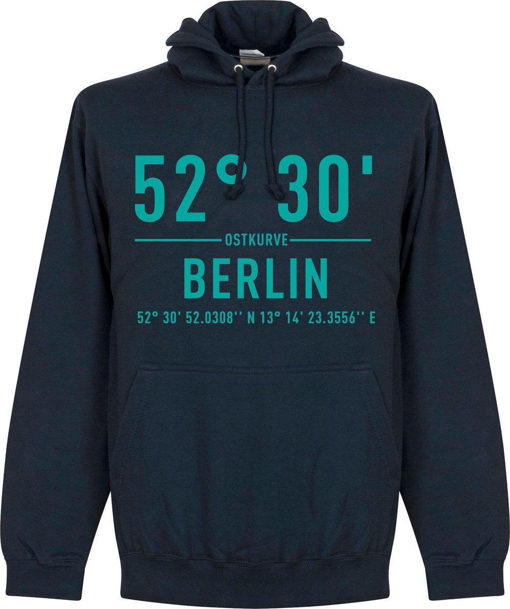 1005x1200.jpg Hertha BSC Olympiastadion Coördinaten Hoodie - Grijs - XL - Afbeelding 1