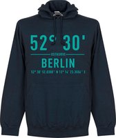 Hertha BSC Olympiastadion Coördinaten Hoodie - Grijs - XL