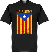 Catalonië Vintage T-Shirt - Zwart - XS