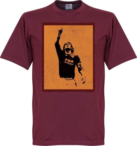 Totti Silhouette T-Shirt - Rood - XL