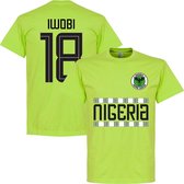 Nigeria Iwobi 18 Team T-Shirt - Licht Groen - XXL