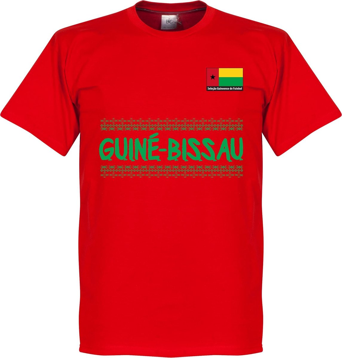 Guinea-Bissau Team T-Shirt - Rood - XXL