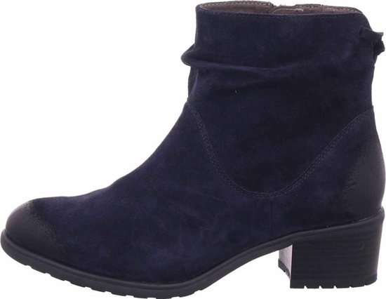 Caprice Enkellaarzen - blauw - suède - maat 40 | bol.com
