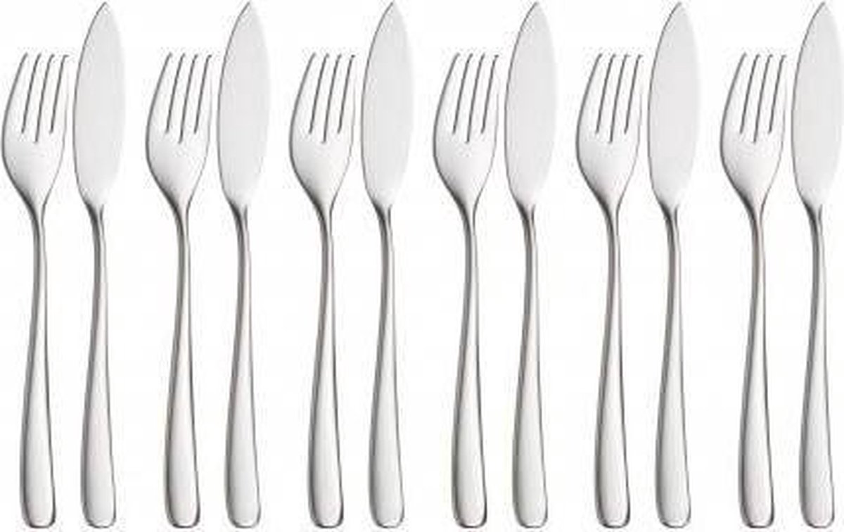 WMF Vision visbestek 6 persoons 12 delig