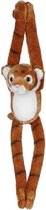 Pluche bruine tijger knuffel 74 cm - Tijgers dieren knuffels - Speelgoed voor kinderen