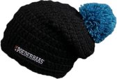 Poederbaas Large Beanie zwart/blauw