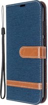 Xiaomi Redmi Note 8T Hoesje - Denim Book Case - Donkerblauw