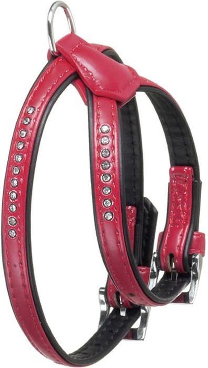 Flamingo Hondentuig Monte Carlo Rood - Rood - 21 - 27 cm x 11 mm