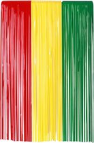 Deurgordijn pvc rood-geel-groen 100 x 180 cm brandveilig - .
