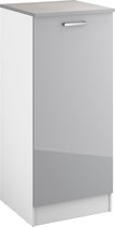 Armoire de cuisine Eli 60x141 avec porte - gris