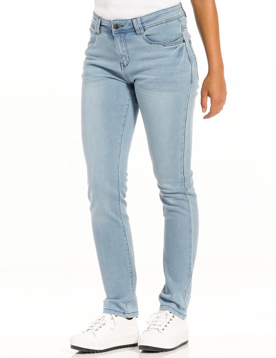 pescara Slim fit stretch jeans Blauw Dames | bol.com