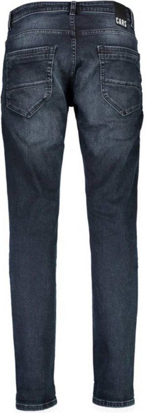 Cars Jeans - Heren Jeans - Heren - W38 X L34 - Zwart - Katoen - Blast-blue.blac