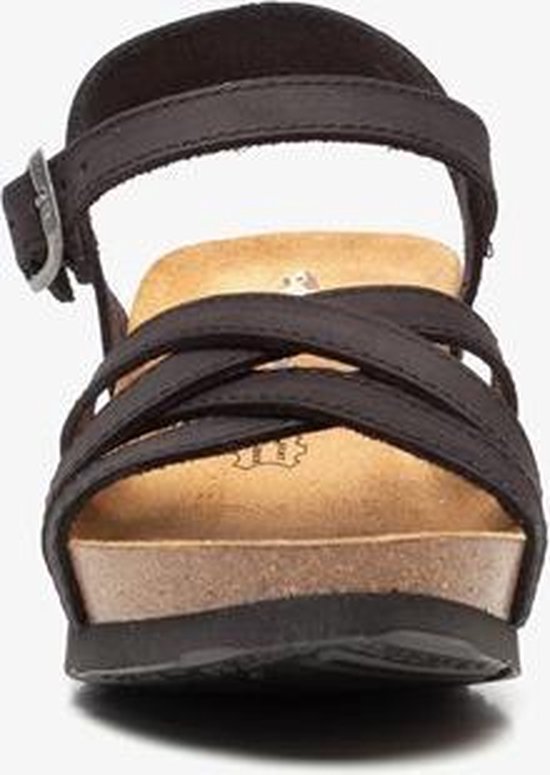 gewoontjes inhoudsopgave Kaarsen Hush Puppies leren dames bio sleehak sandalen - Zwart - Maat 37 - Extra  comfort -... | bol.com