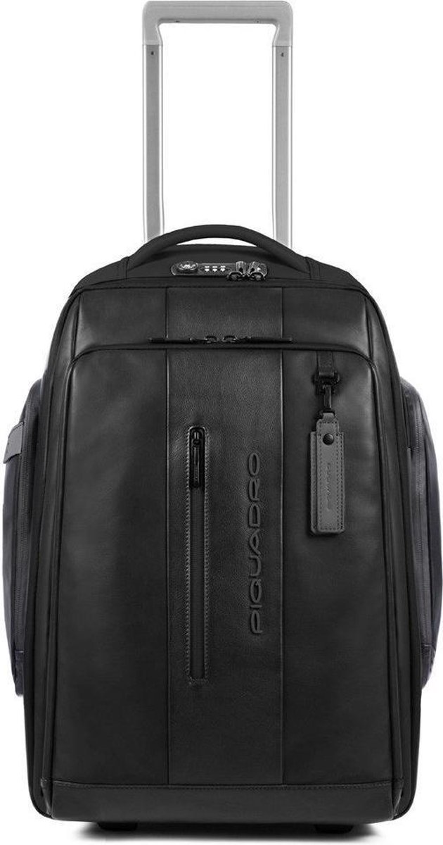 Piquadro Handbagage zachte koffer / Trolley / Reiskoffer - Urban - 53.5 cm - Zwart