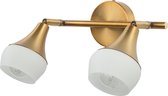 Beliani ANTLER II - Wandlamp - goud - staal