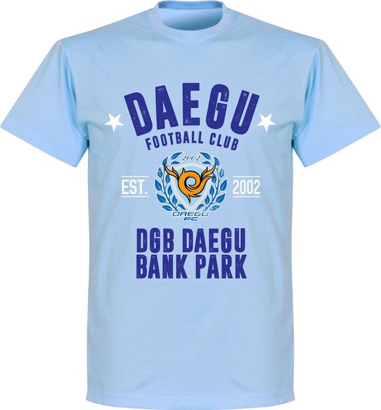 Daegu Established T-shirt - Lichtblauw - XXL