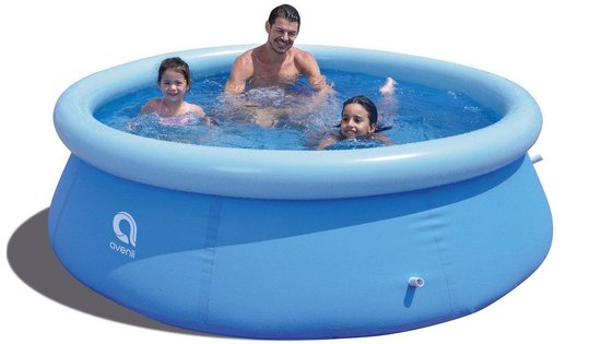 bol.com | Zwembad de Luxe 244x63 cm - inclusief heel veel accessoires -  opblaaszwembad