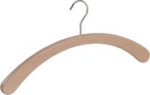De Kledinghanger Gigant - 2 x Garderobehanger Oslo beukenhout naturel gelakt, 45 cm