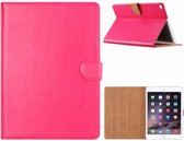 iPad Air 2 Roze Booktype Kunstleer Hoesje Met Pasjesruimte