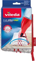 4x Vileda 1-2 Spray MAX - Remplacement Rouge Wit