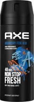 6x Axe Deodorant Bodyspray Anarchy for Him 150 ml