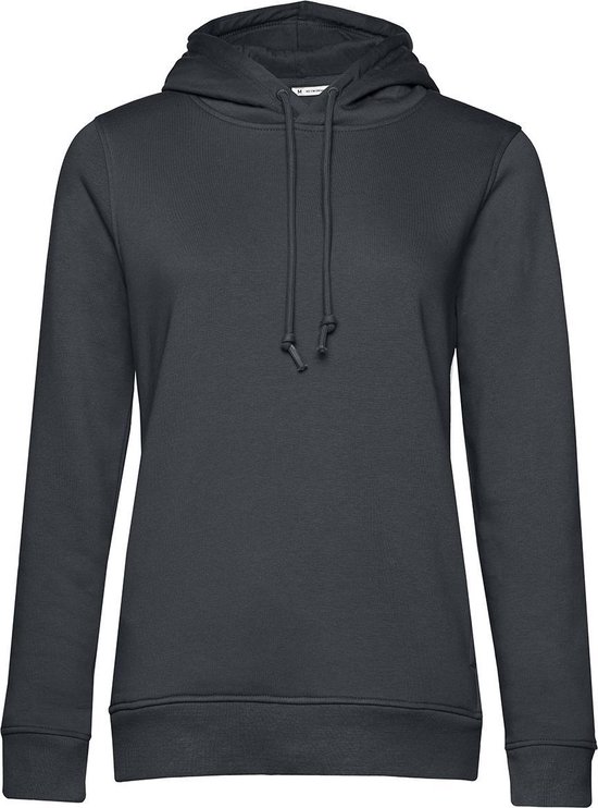 B&C Vrouwen/dames Organic Hoodie (Asfalt)