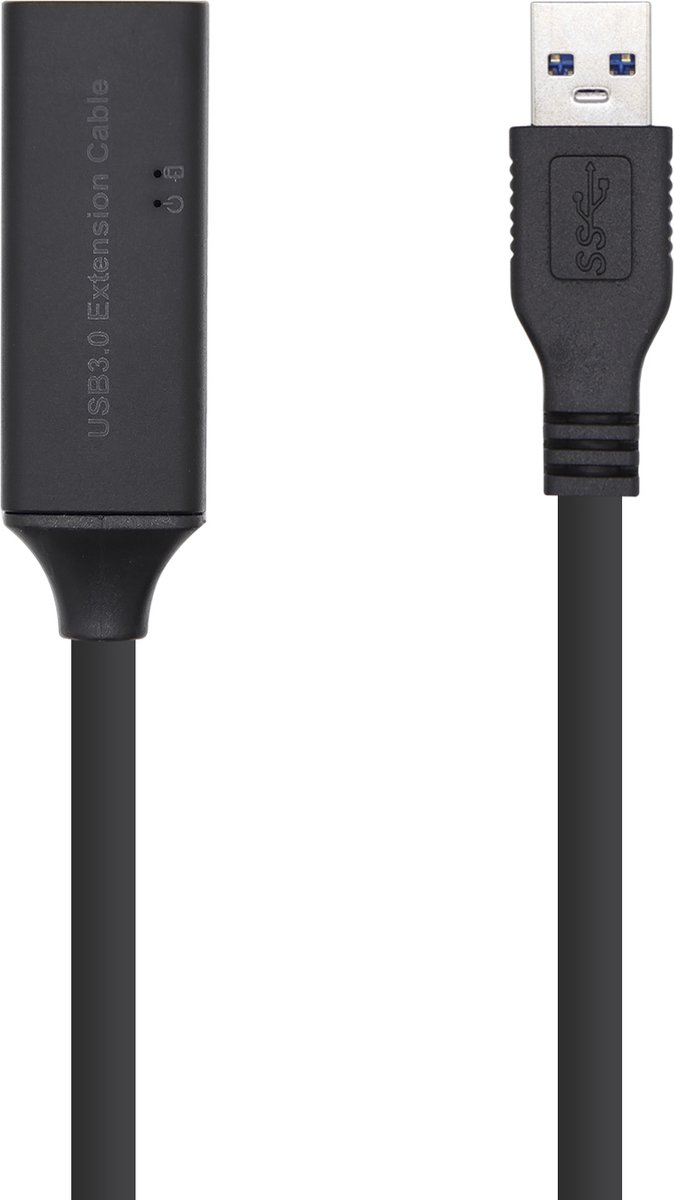 AISENS A105-0409 USB-kabel 15 m USB 3.2 Gen 1 (3.1 Gen 1) USB A Zwart