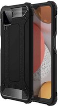 Fonu Hybrid Armor Backcase hoesje Samsung A12 Zwart