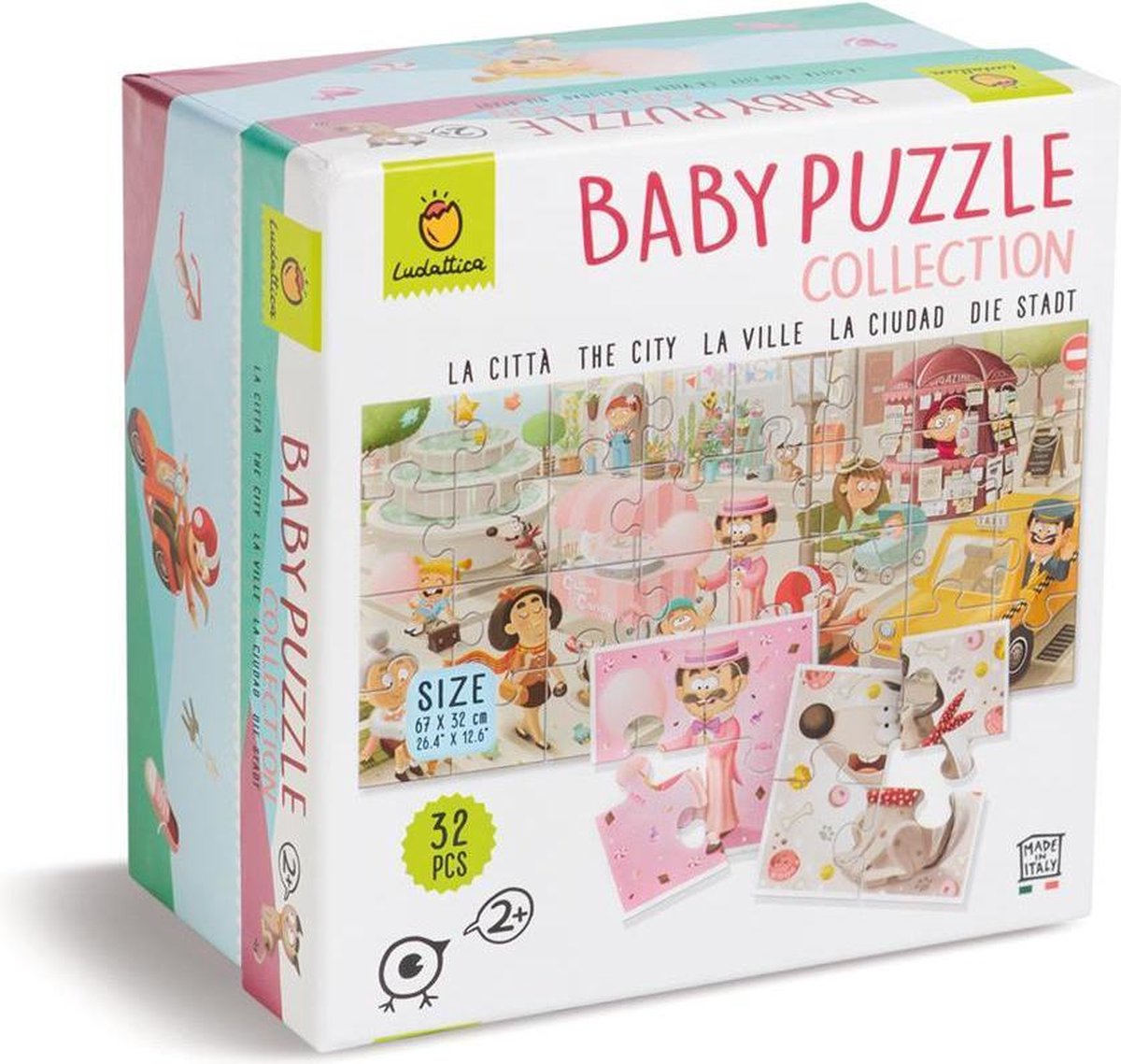 Ludattica Legpuzzel Baby Puzzle City Junior Karton 32 Stukjes